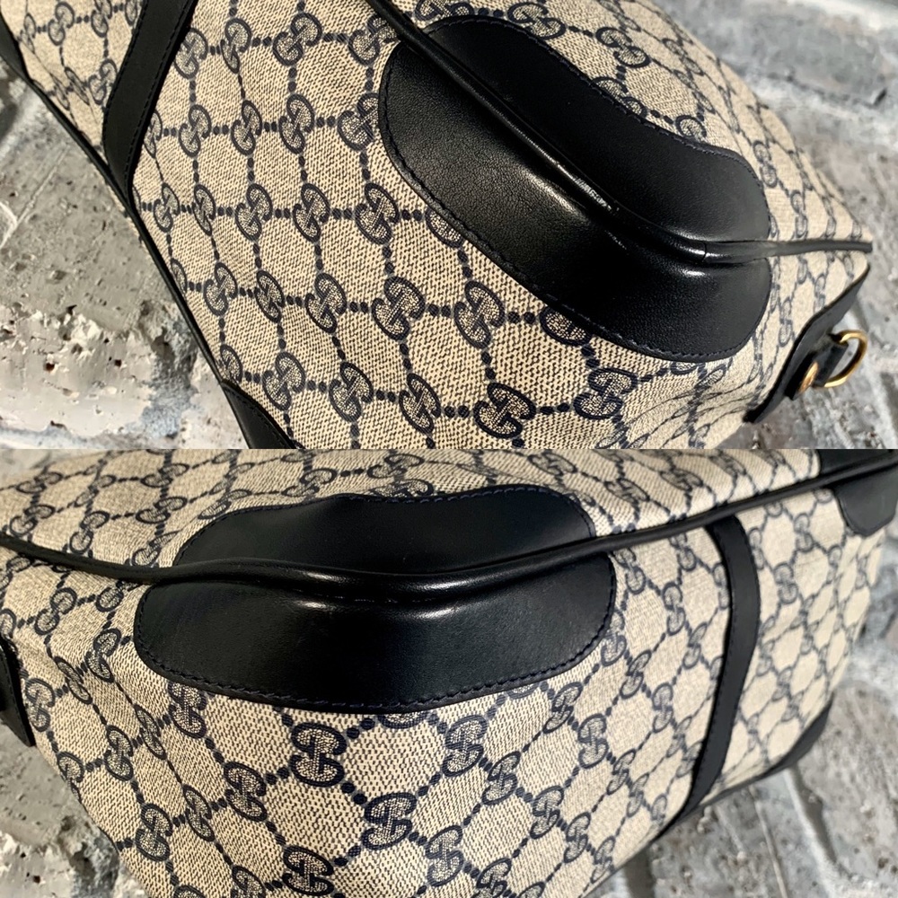 ✖️sold✖️Vintage Gucci Monogram Satchel Bag - Picture 4 of 8